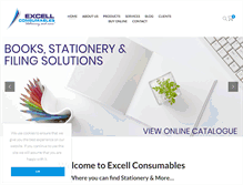 Tablet Screenshot of excellconsumables.co.za